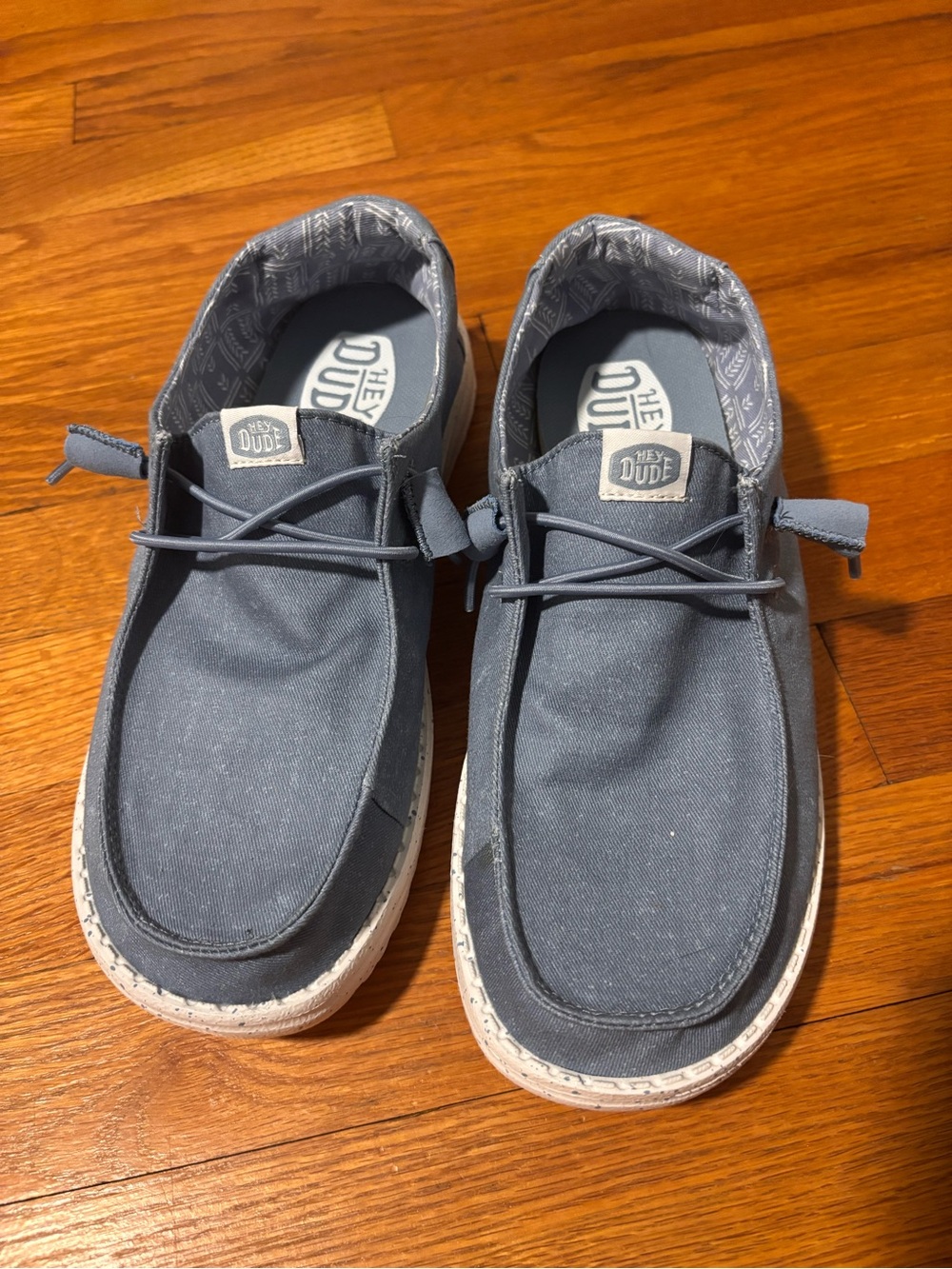 Hey Dude Women’s Slip-On Loafers in Denim Blue